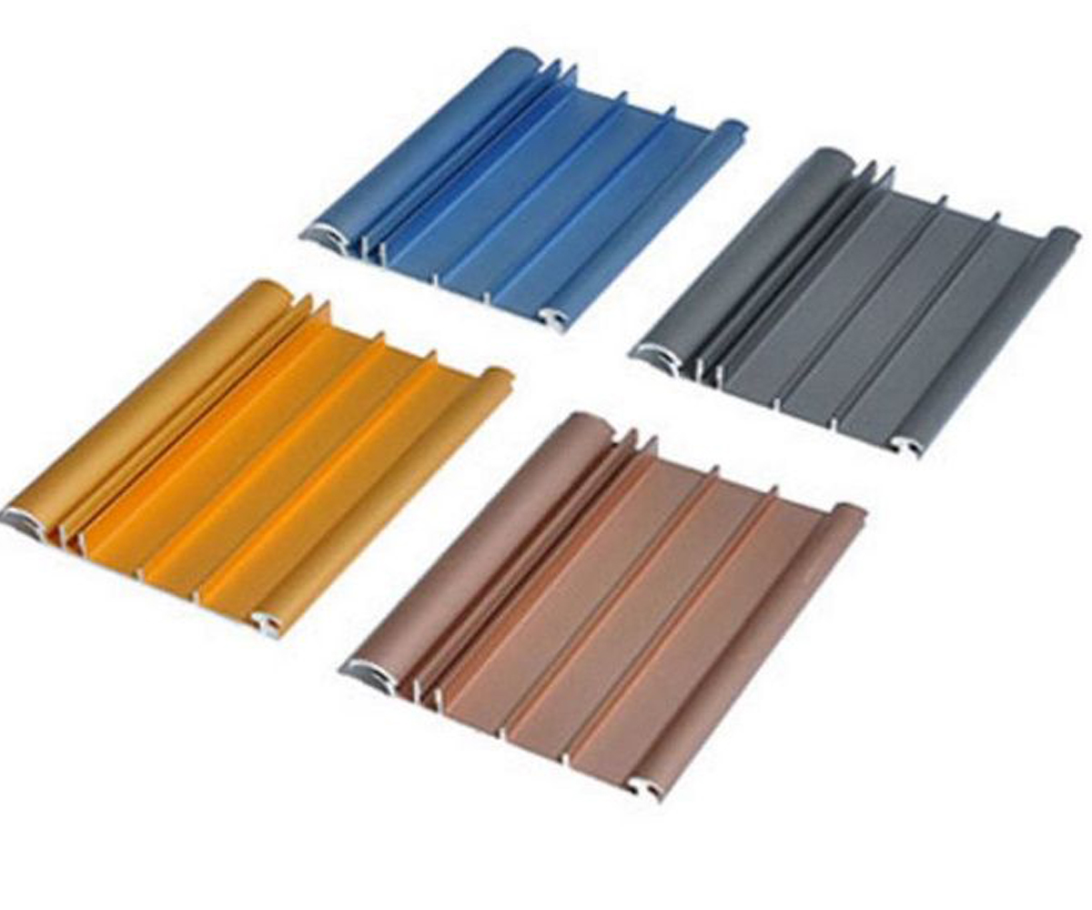 Color Anodized 6063 T5 Aluminium Extrusion Profiles For Supermarket Decoration