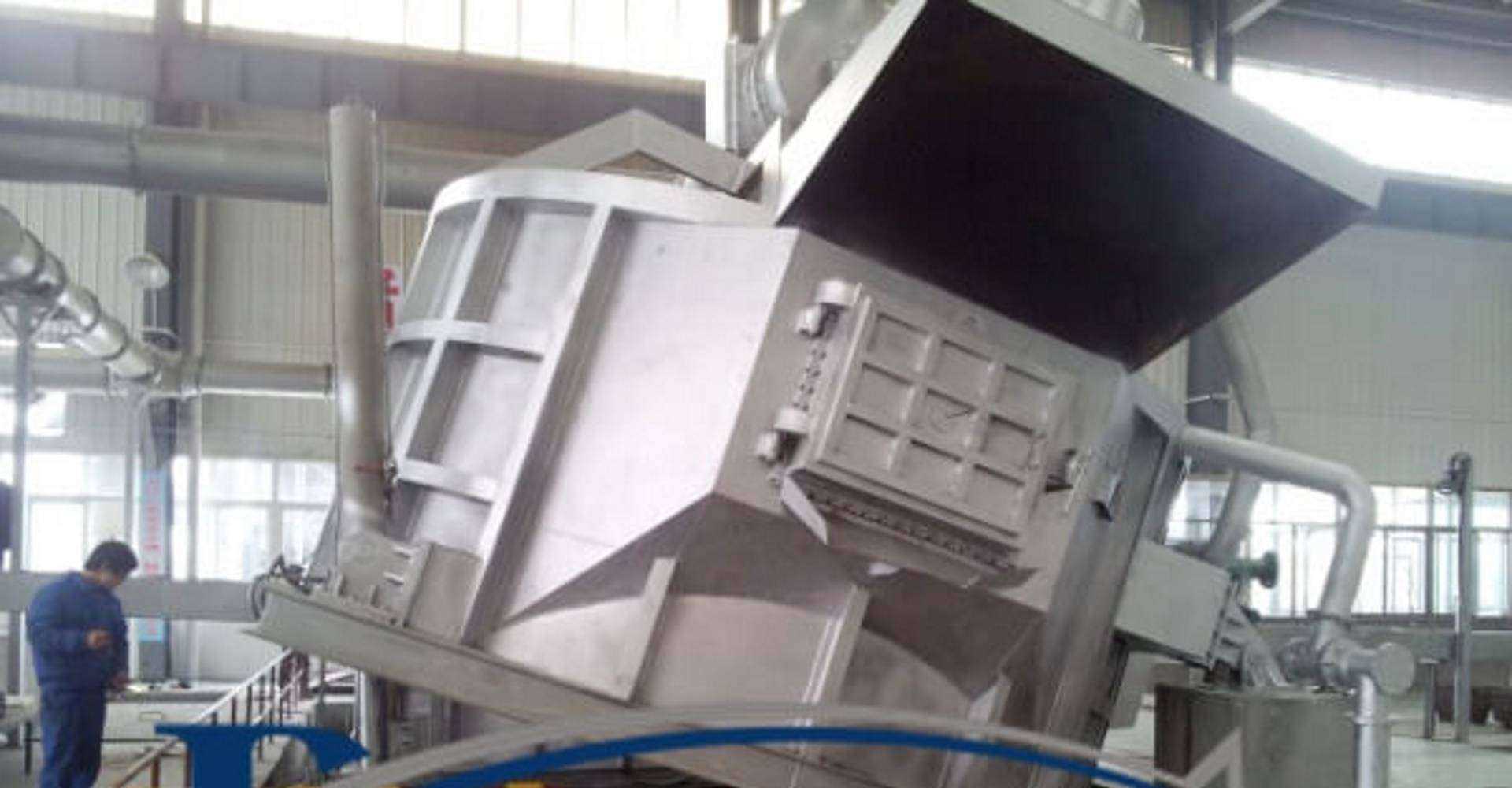Round hydraulic tilting aluminium holding furnace (Aluminum Melting Equipment)