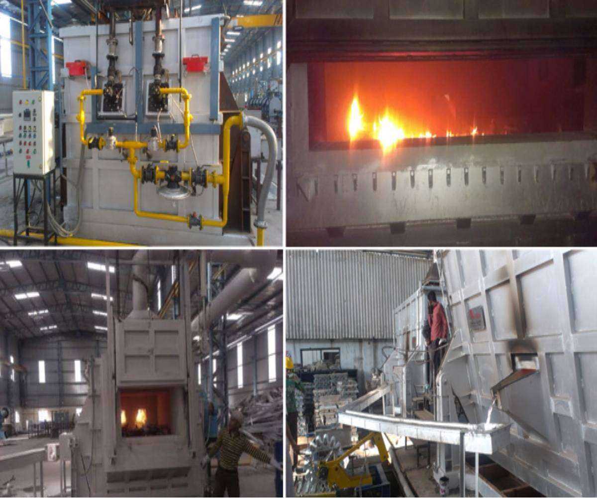 Aluminium Melting / Holding Reverberatory Furnaces