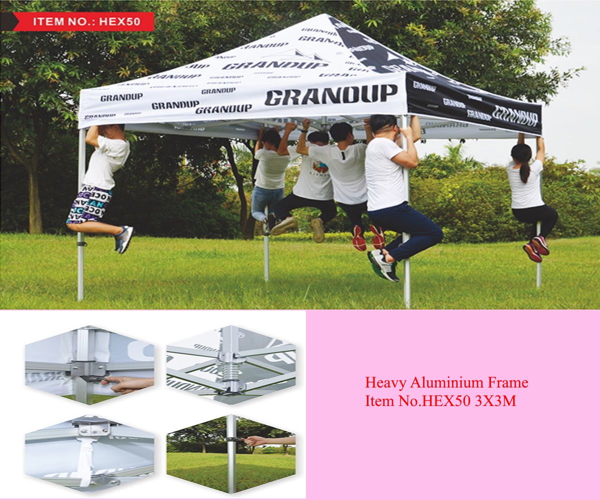 Heavy Aluminium Frame-Gazebo- HEX50