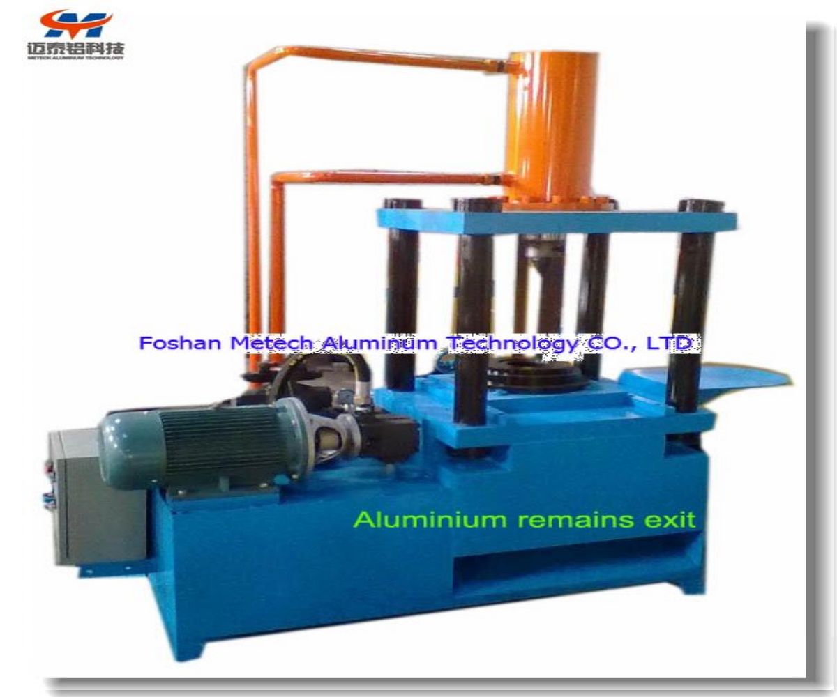 Aluminium extrusion die remains pressing machine