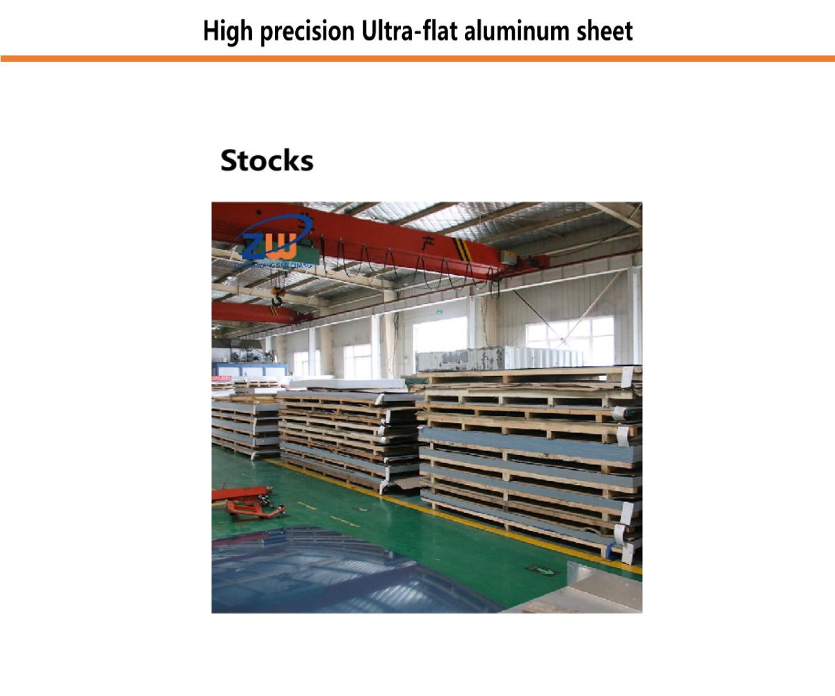 High precision ultra-flat aluminium sheet