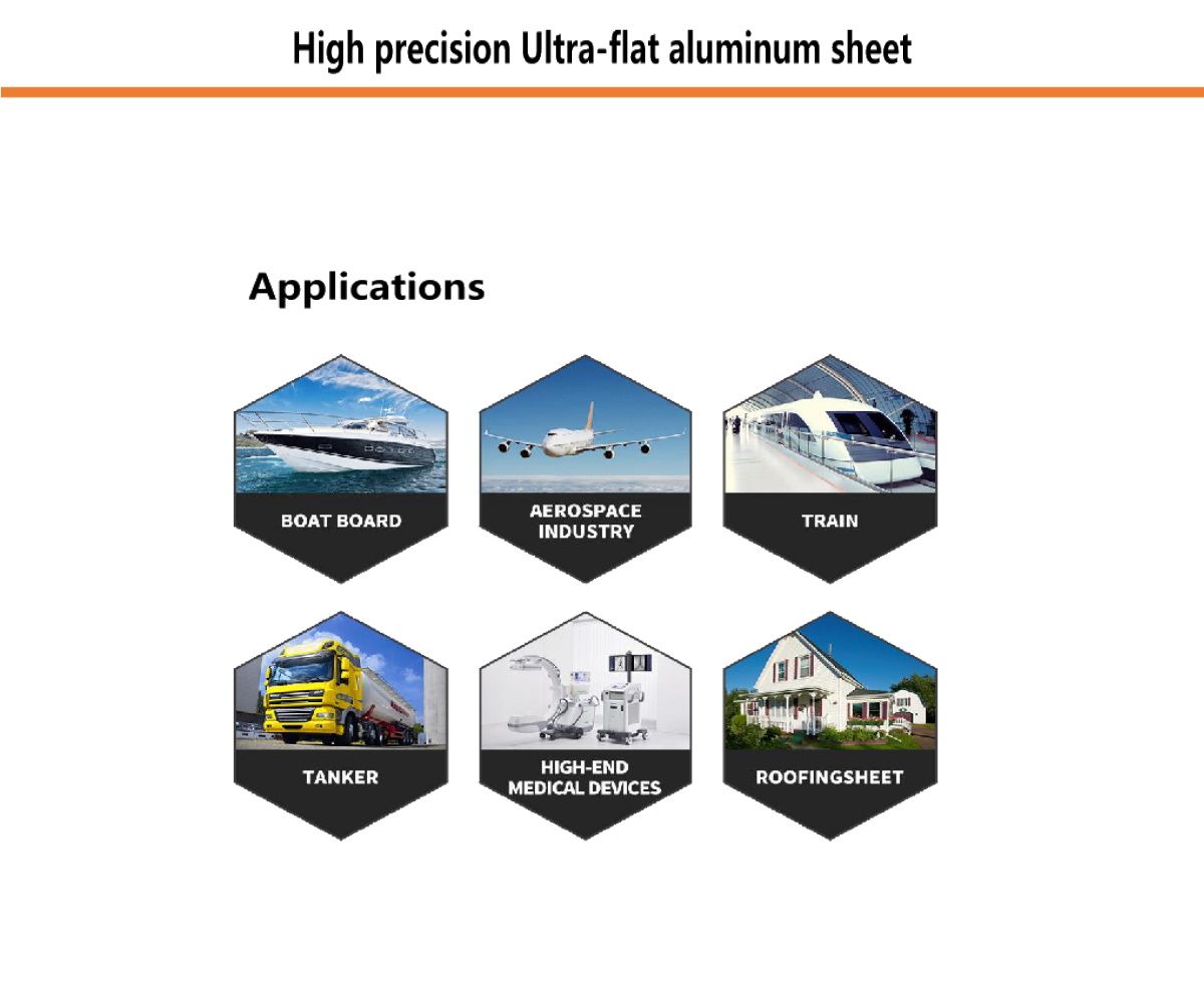 High precision ultra-flat aluminium sheet