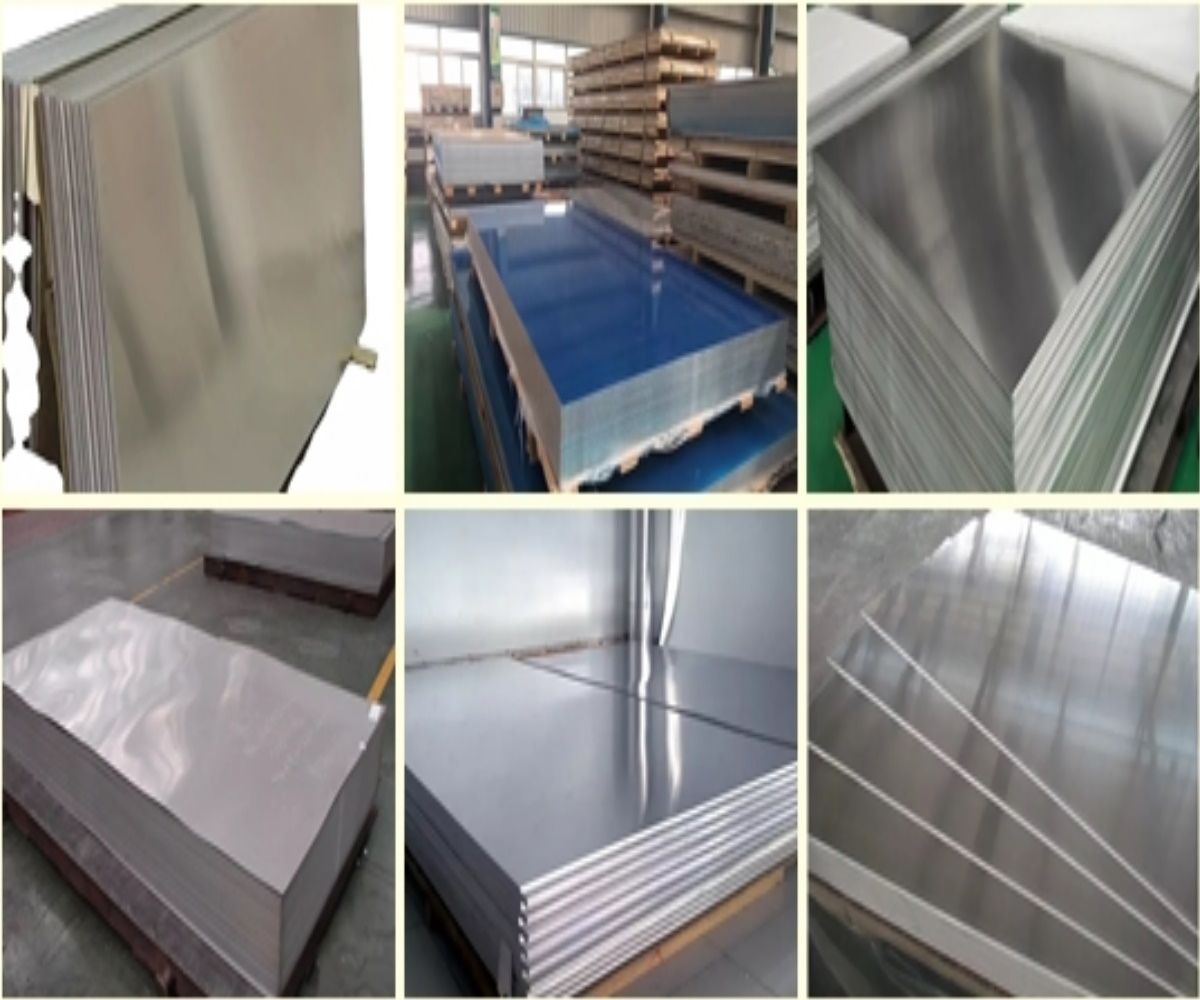 Rust-proof aluminium plate