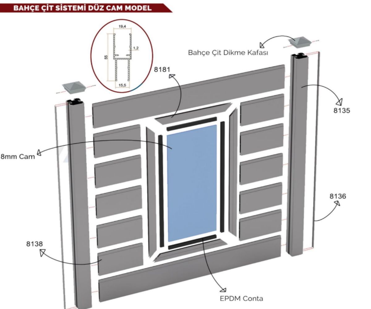 Aluminium Garden Fence