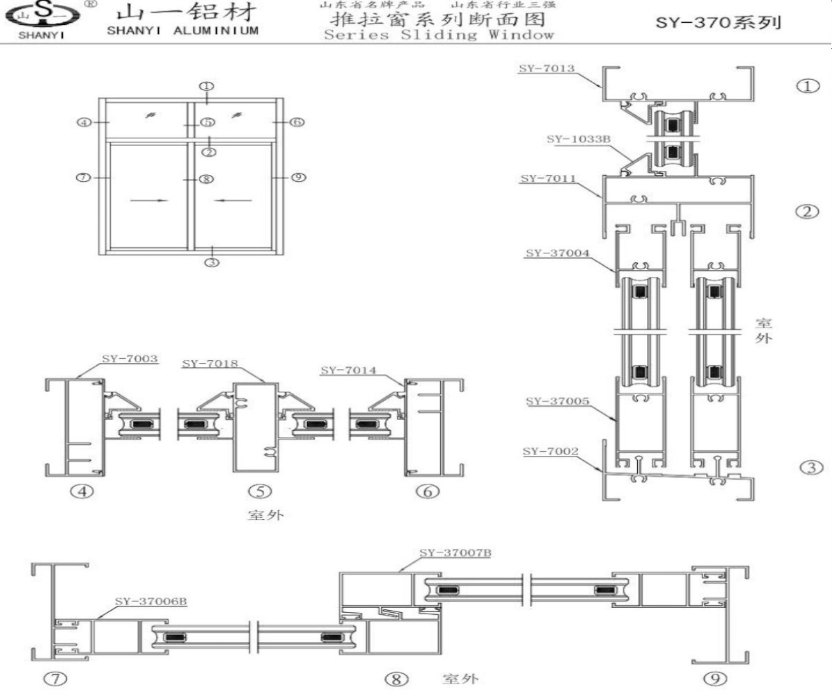 Aluminium Door and Window Profiles