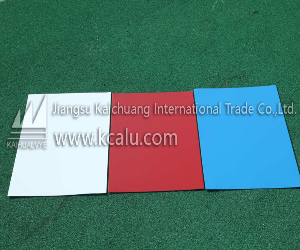 Colour Coated Aluminium Plate