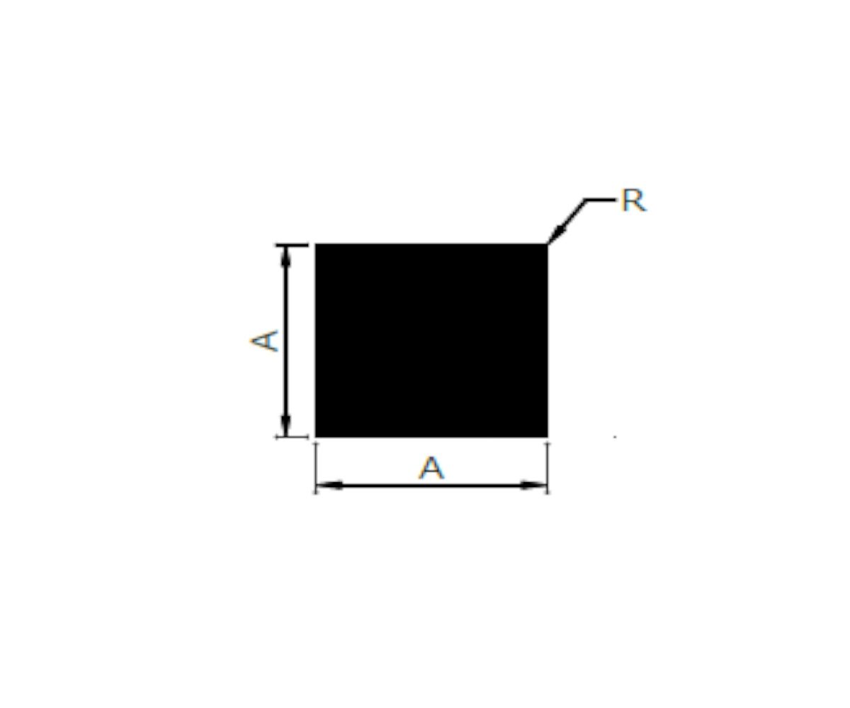 Aluminium Square Bar Profiles