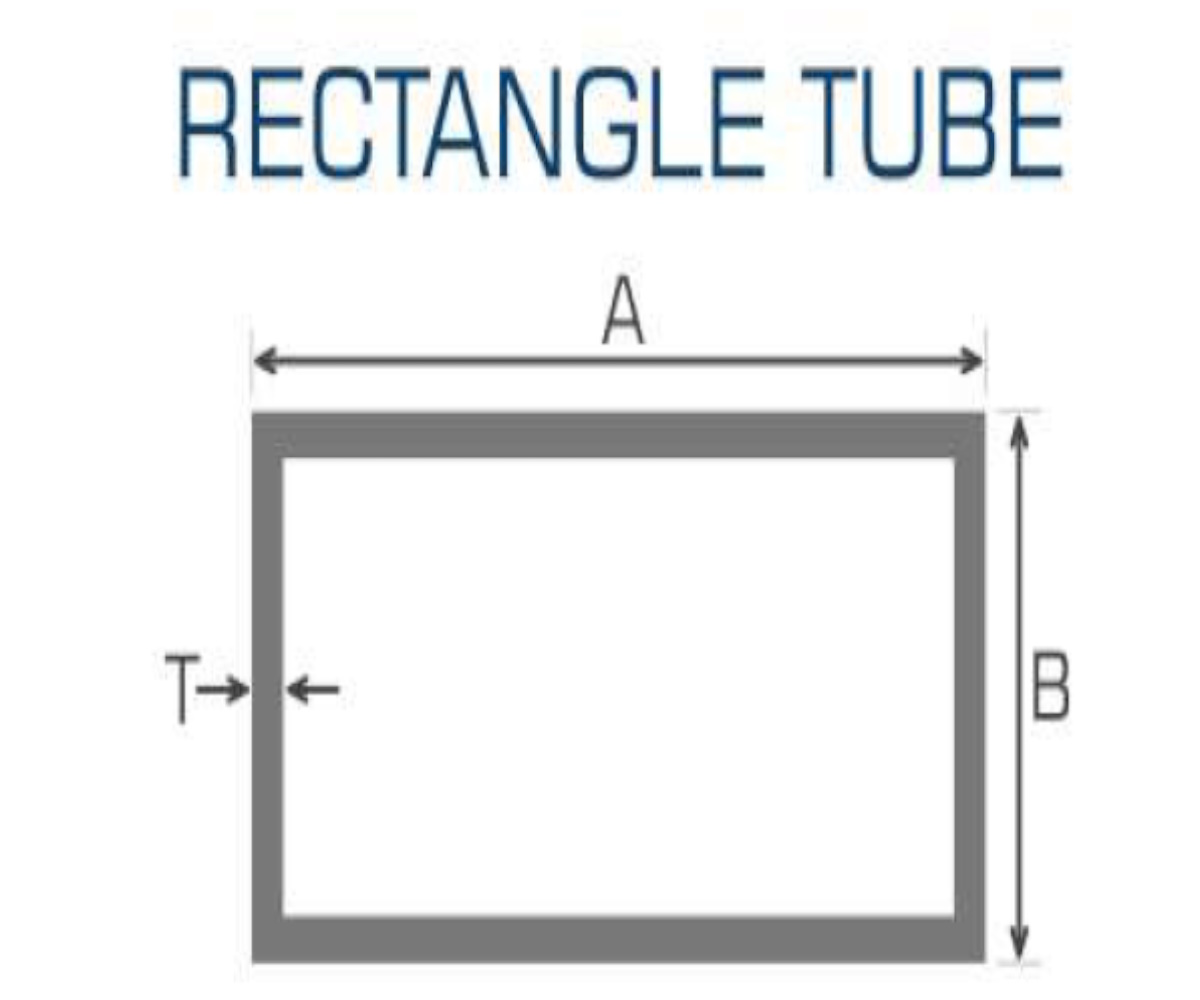 Aluminium Rectangular Tube Profiles