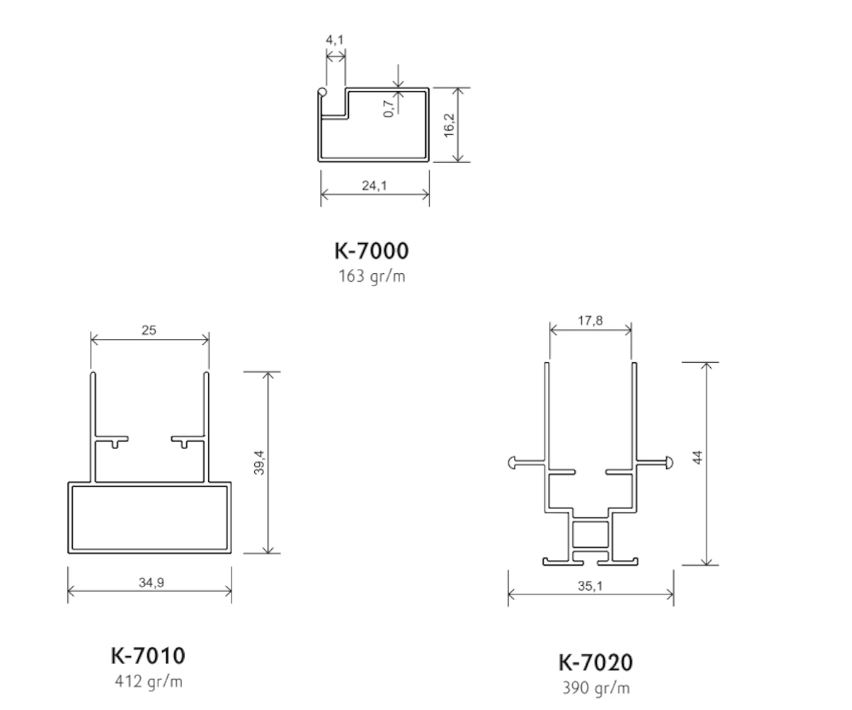 Aluminium Flyscreen Profiles