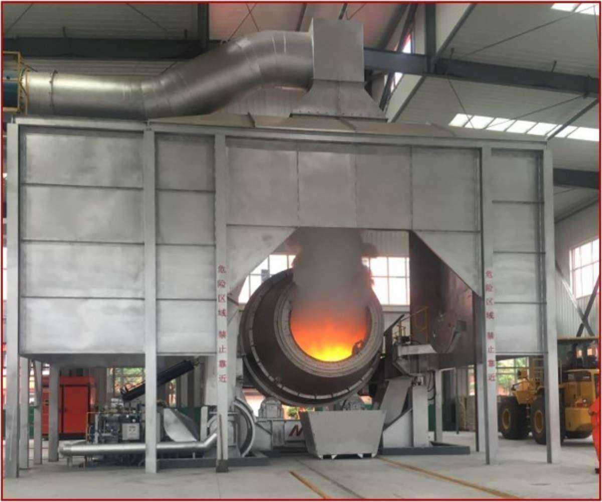 Tilting Rotary Melting Furnace