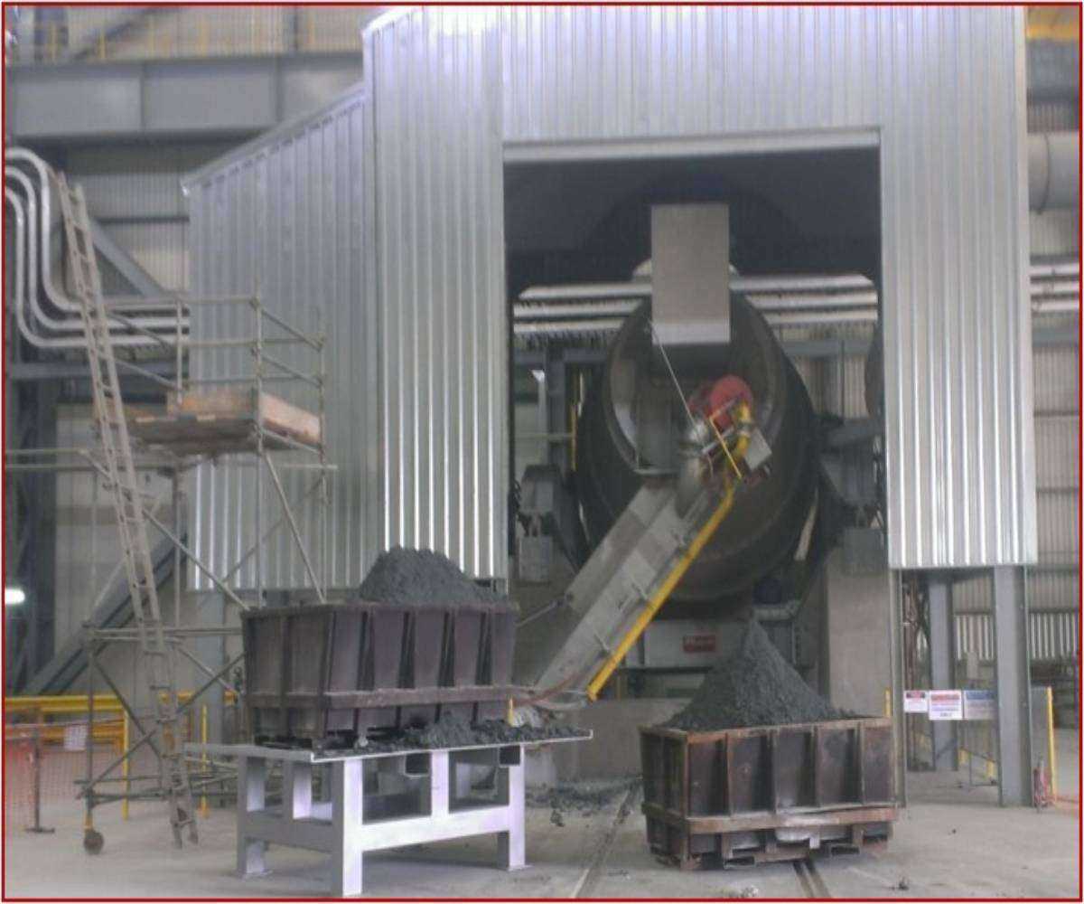 Tilting Rotary Melting Furnace Equipment, Associated Industrial